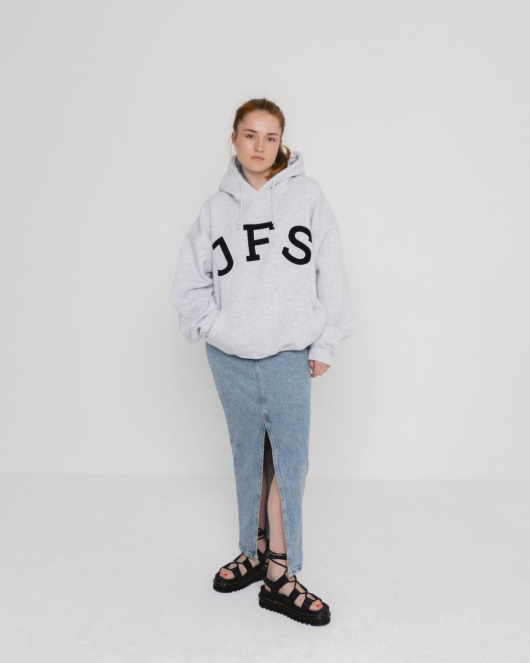 Signature JFS Hoodie Light Grey