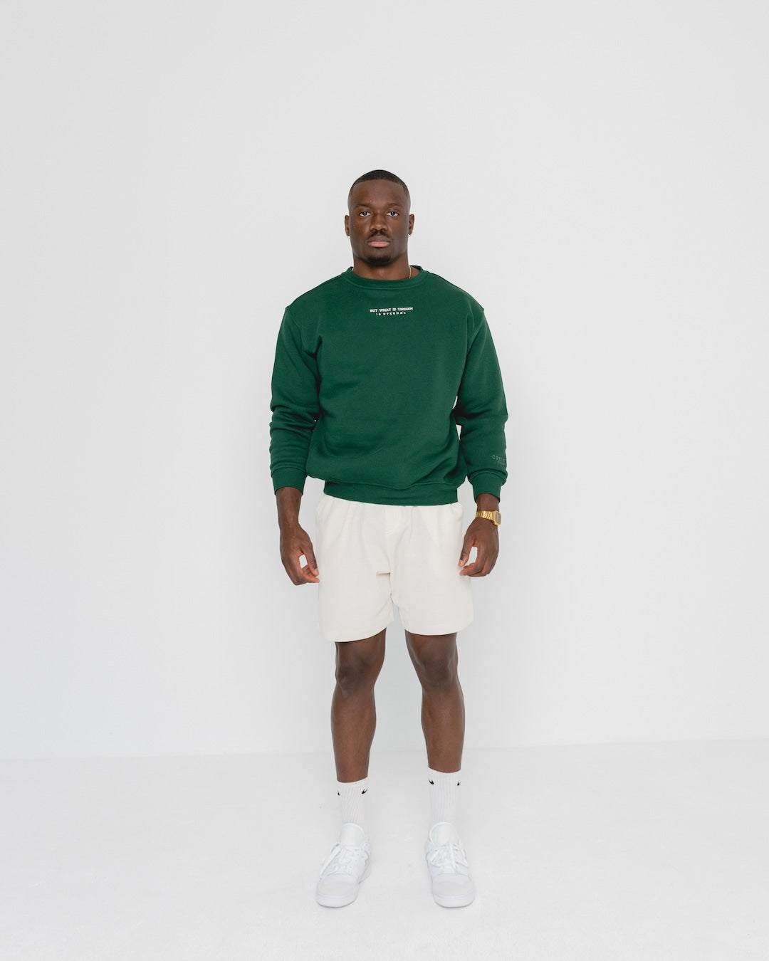 Signature Sweater Forest Green