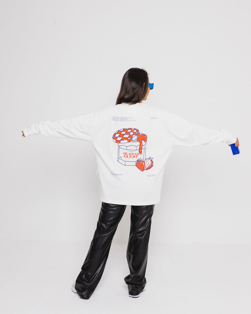 Longsleeve Shirt Cotton Candy White Women